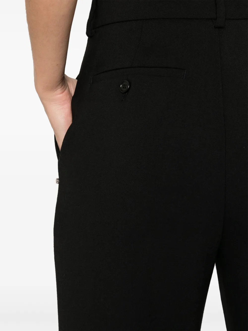 Sportmax Romagna straight broek Zwart