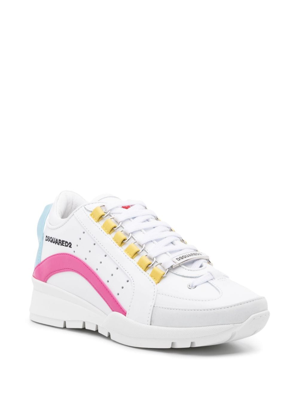 Dsquared2 lace-up leather sneakers White