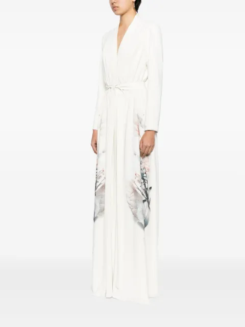 Saiid Kobeisy floral-print kaftan dress CAPS2407 - 2