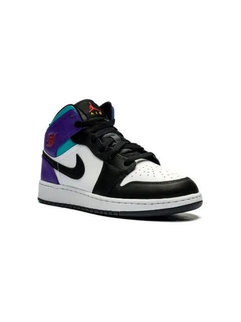Jordan Kids tenis Jordan 1 Mid GS "Aqua" 