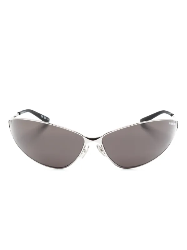 Balenciaga Eyewear Razor cat-eye Sunglasses | Silver | FARFETCH