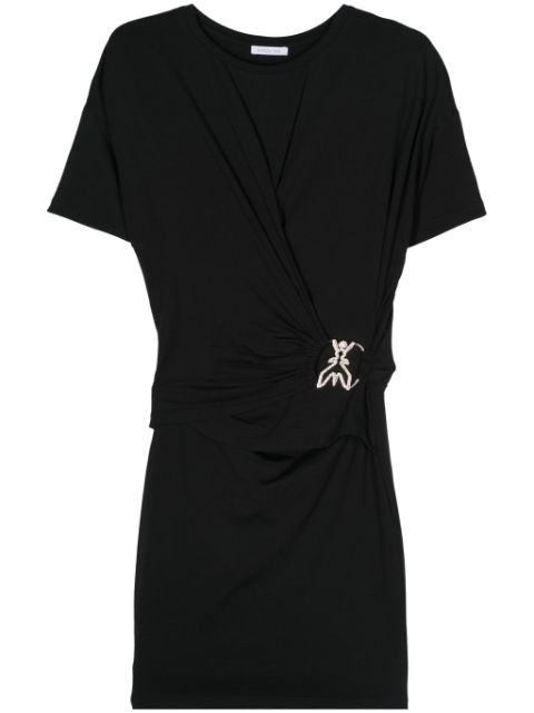 Patrizia Pepe draped T-shirt mini dress