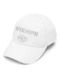 Martine Rose Rolled distressed cap - White