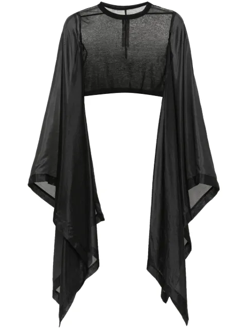 Rick Owens top corto Flag 