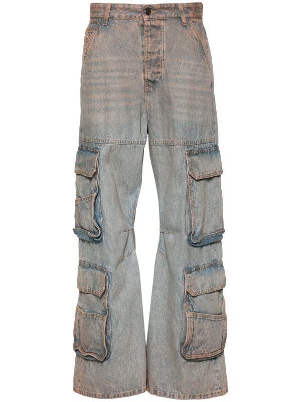 Diesel Calça Jeans Cargo Reta - Farfetch