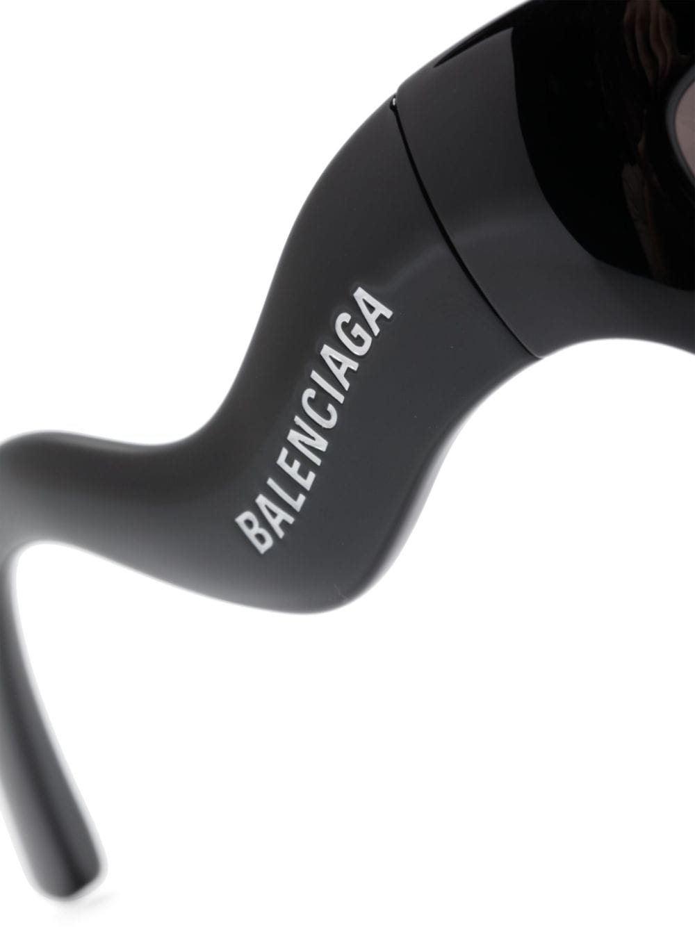Shop Balenciaga Oversize-frame Sunglasses In 黑色