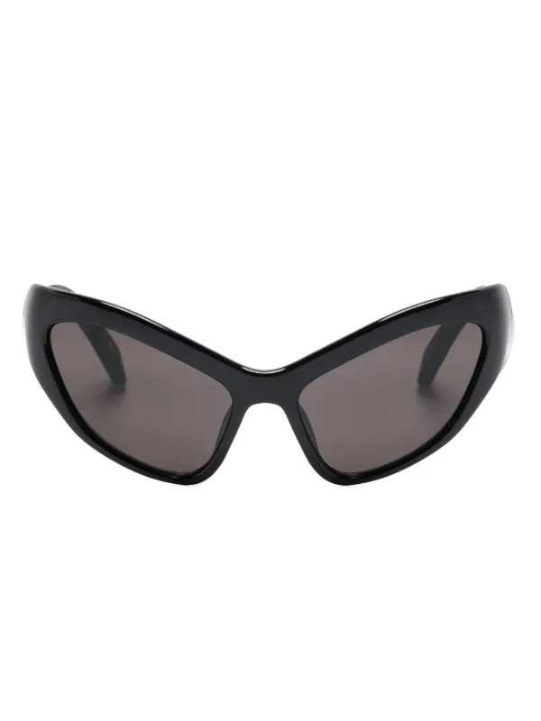 Balenciaga Eyewear oversize frame Sunglasses Black FARFETCH AU