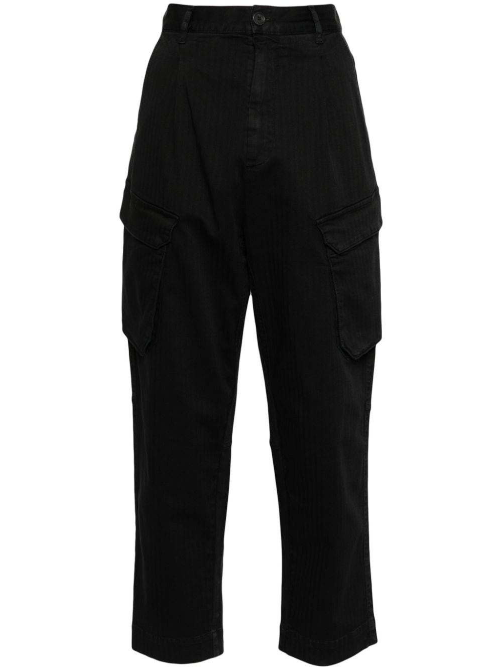 Semicouture Cargo broek Zwart