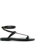 Patrizia Pepe ankle-strap flat sandals - Black