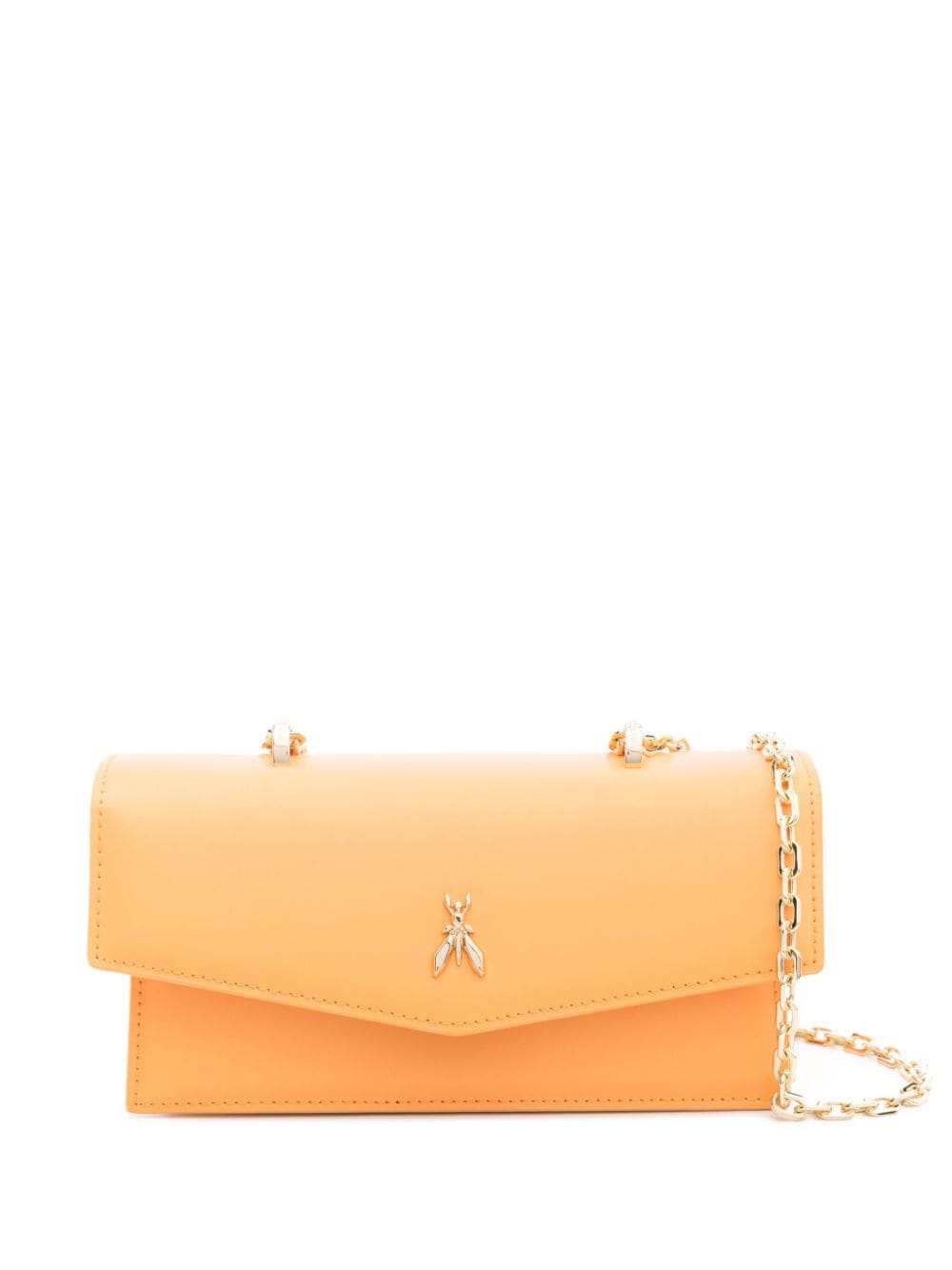 Patrizia Pepe Fly Bamby leren mini-tas Oranje