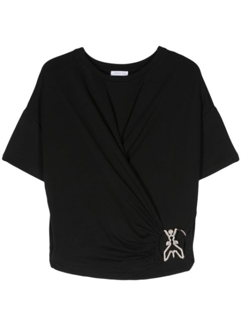 Patrizia Pepe logo-buckle T-shirt