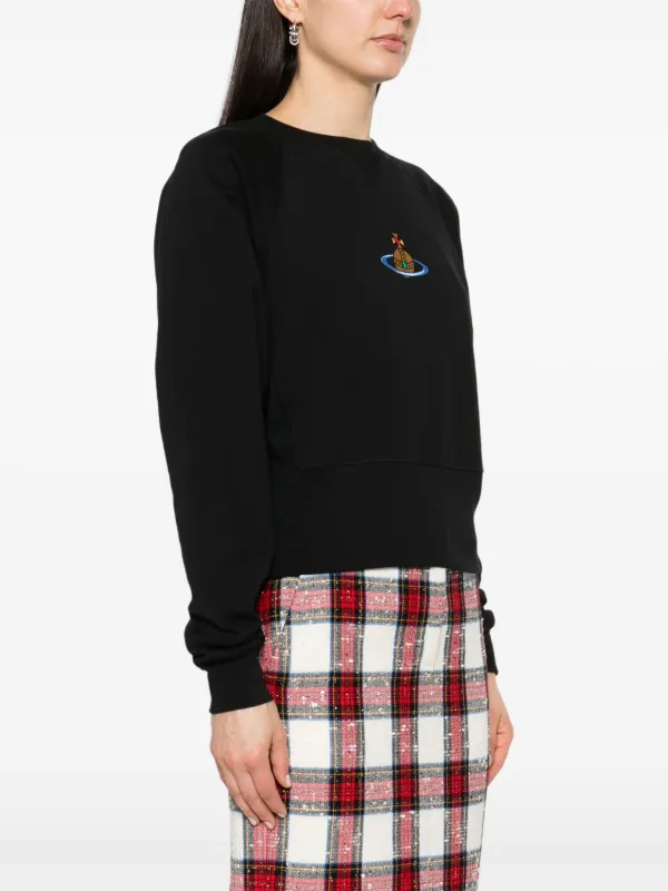 Vivienne Westwood Orb ロゴ スウェットシャツ | ブラック Vivienne Westwood Orb ロゴ スウェットシャツ | ブラック