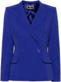 Elisabetta Franchi double-breasted peplum blazer - Blue