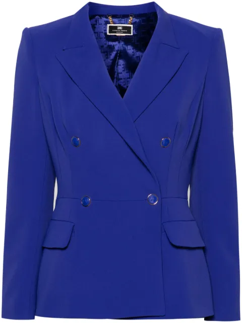 Elisabetta Franchi double-breasted peplum blazer