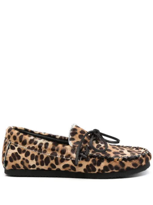 Mocassins Fitza à imprimé léopard - ISABEL MARANT - Modalova