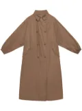 MARANT ÉTOILE Cacilda trench coat - Brown