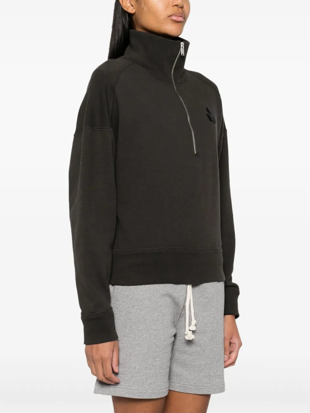 ISABEL MARANT ÉTOILE ROSS ZIP-UP SWEATSHIRT