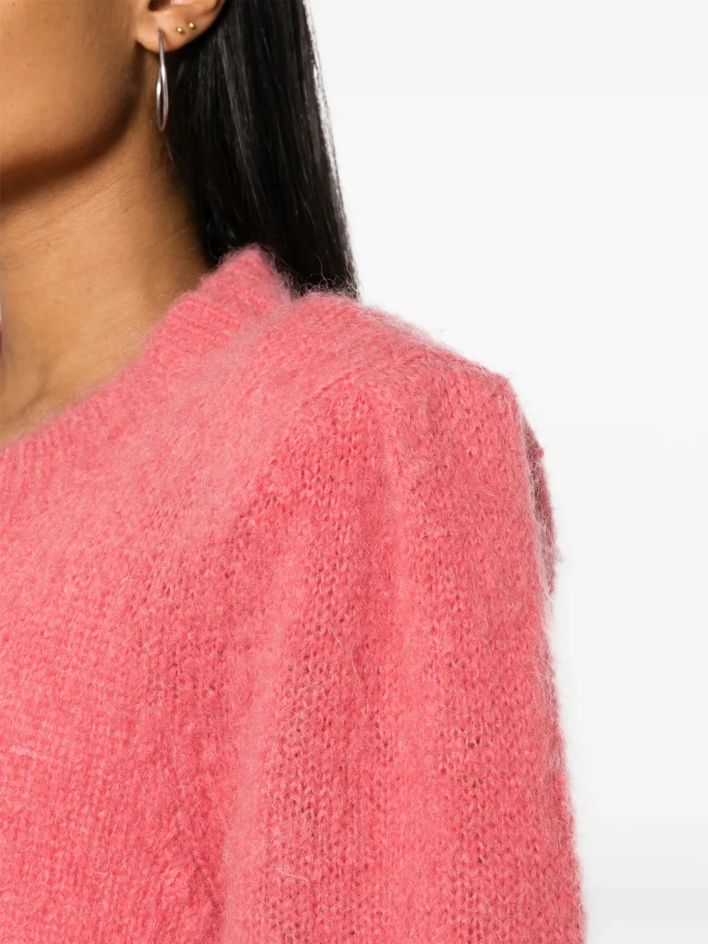 Isabel Marant Étoile Esmee Brushed Jumper In Pink