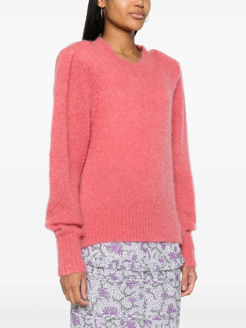 Isabel Marant Étoile Esmee Brushed Jumper In Pink