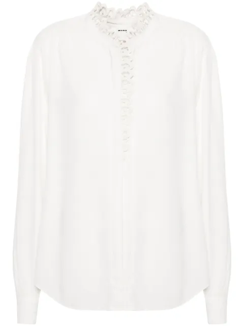 MARANT ÉTOILE Estela broderie anglaise-trim shirt