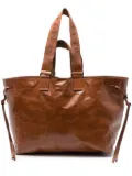 ISABEL MARANT Wardy leather tote bag - Brown