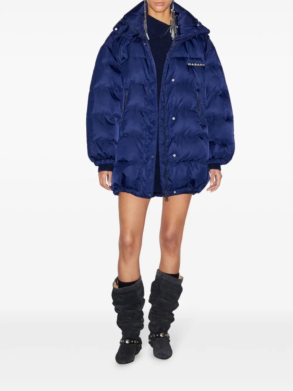 MARANT ÉTOILE Gewatteerde jas - Blauw