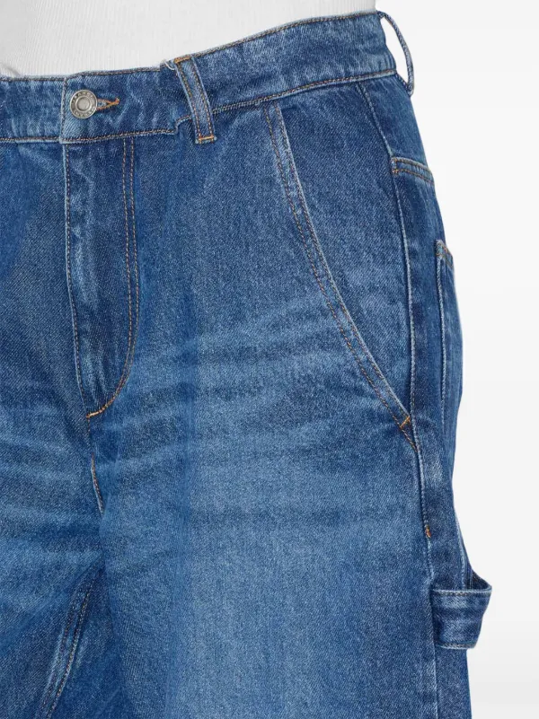 MARANT ÉTOILE Solene wide-leg Jeans | Blue | FARFETCH