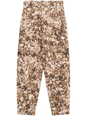Stella McCartney floral-print Trousers | Pink | FARFETCH