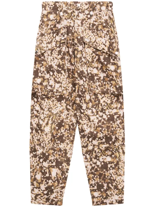 Marant Étoile Jannick Tapered Trousers in Brown