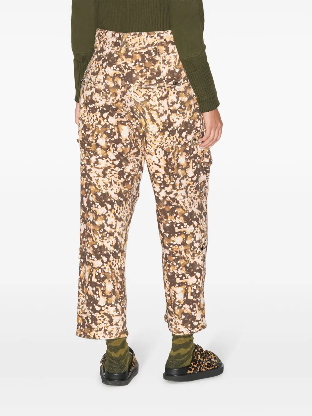 MARANT ÉTOILE Jannick Tapered Trousers in Brown, view 4