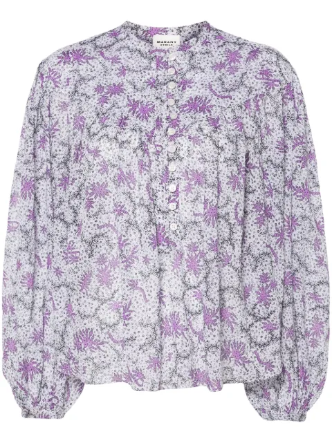 MARANT ÉTOILE Salika abstract-print blouse