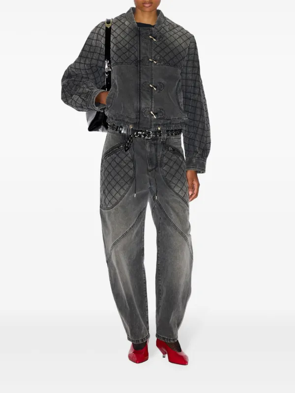 イザベルマラン　ボンバージャケット ISABEL MARANT Celiany ボンバージャケット | グレー | FARFETCH JP