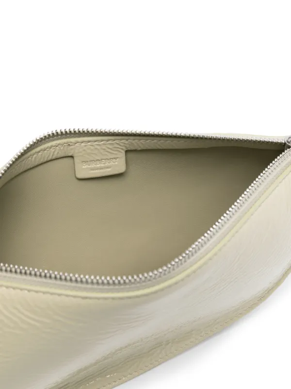 Burberry Shield レザー ショルダーバッグ S | ニュートラル