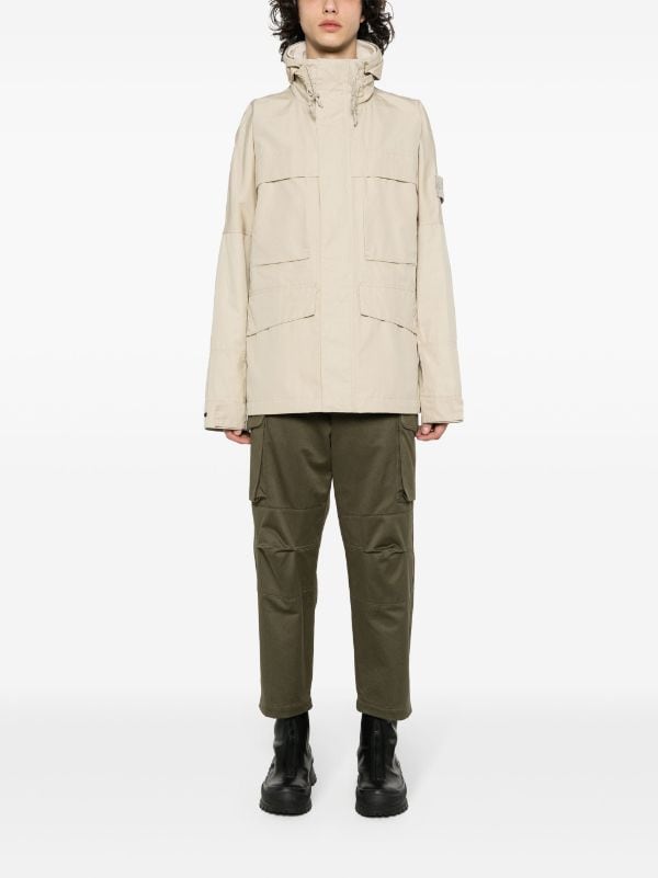 Stone Island Ghost O-Ventile Military Jacket - Farfetch