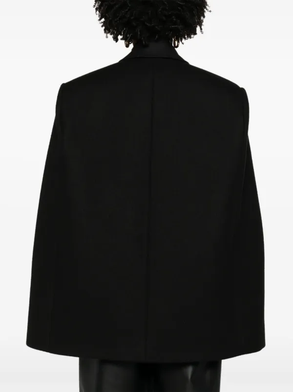 【関税込み】WARDROBE.NYC ブラック ダブルブレスト コート WARDROBE.NYC ダブルブレスト ケープ | ブラック | FARFETCH JP