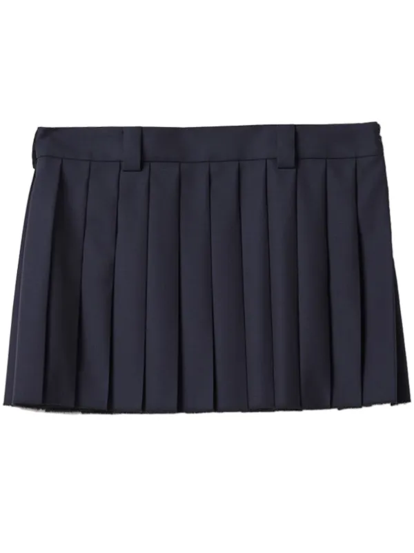Wool mini skirt by Miu Miu | Tessabit