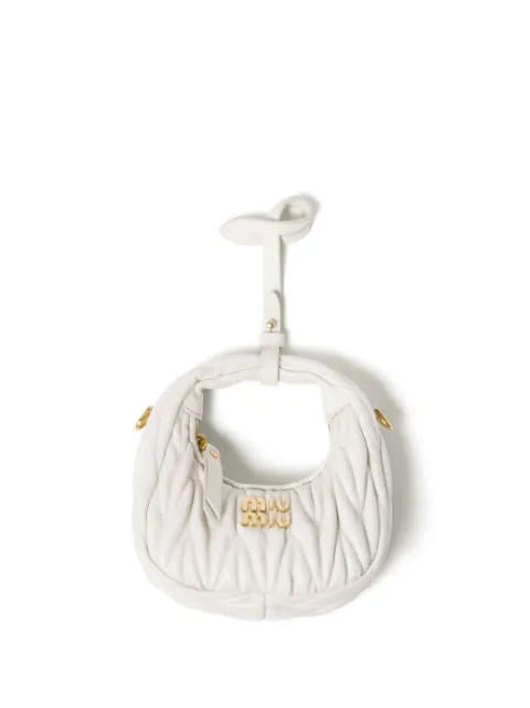 Miu Miu Wander matelassé micro bag