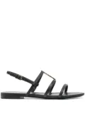 Saint Laurent Cassandra sandals - Black