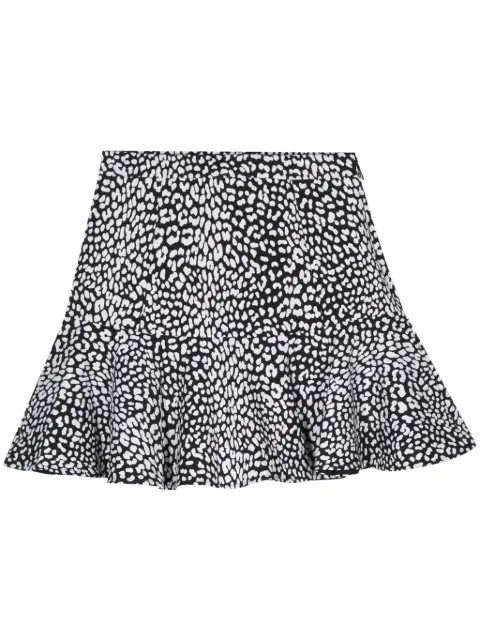 Michael Michael Kors leopard-print crepe mini skirt