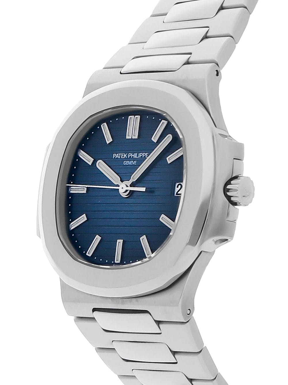 Patek Philippe 2012 pre-owned Nautilus 38mm horloge - Blauw