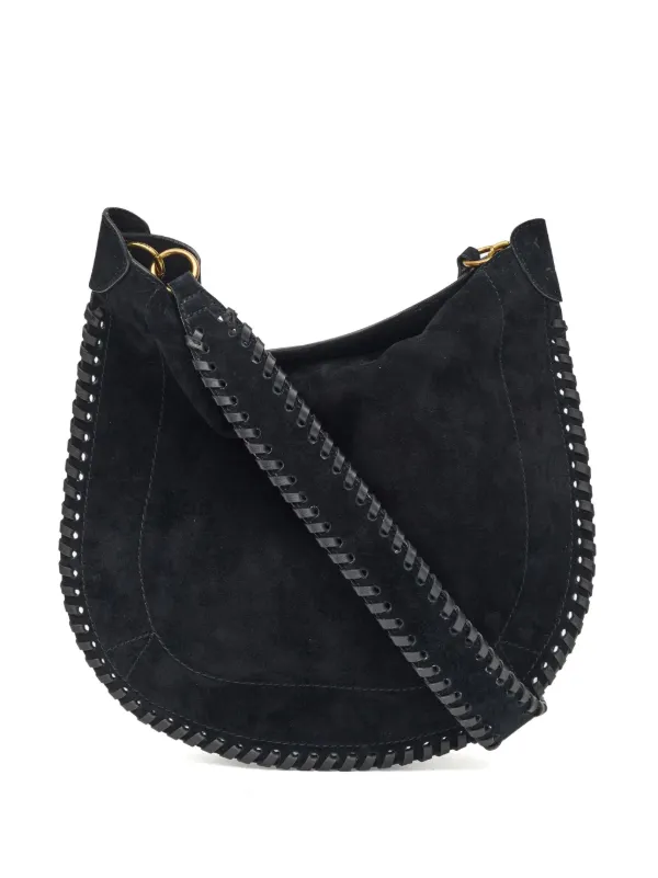 ISABEL MARANT Oskan Moon スエード ショルダーバッグ レザー