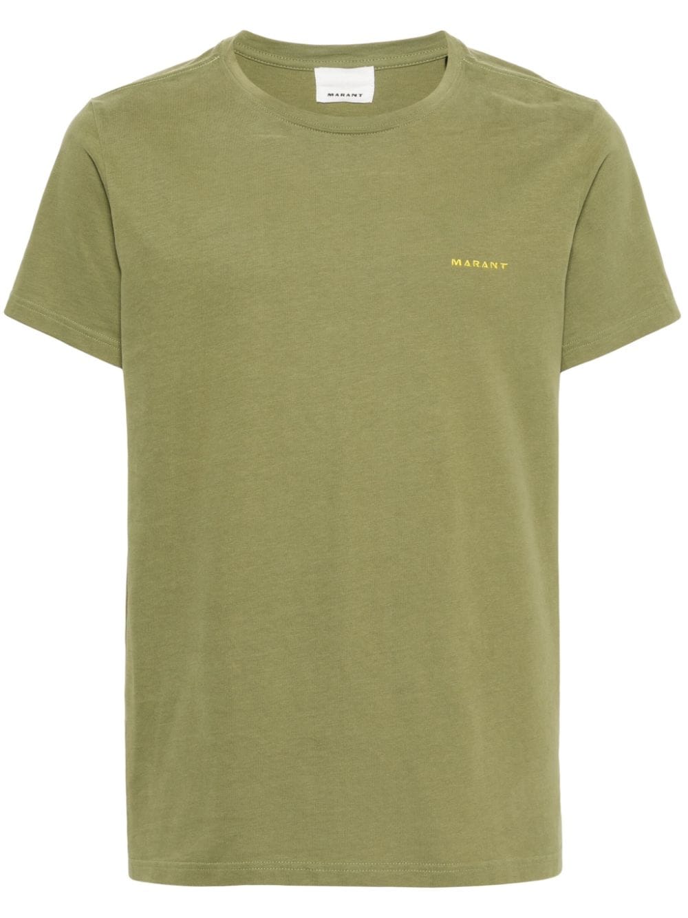 Marant Zafferh Organic-cotton T-shirt In Green
