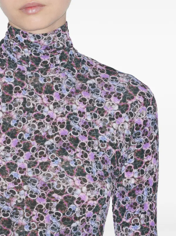 ISABEL MARANT Vanessa Midi Dress | Purple | FARFETCH