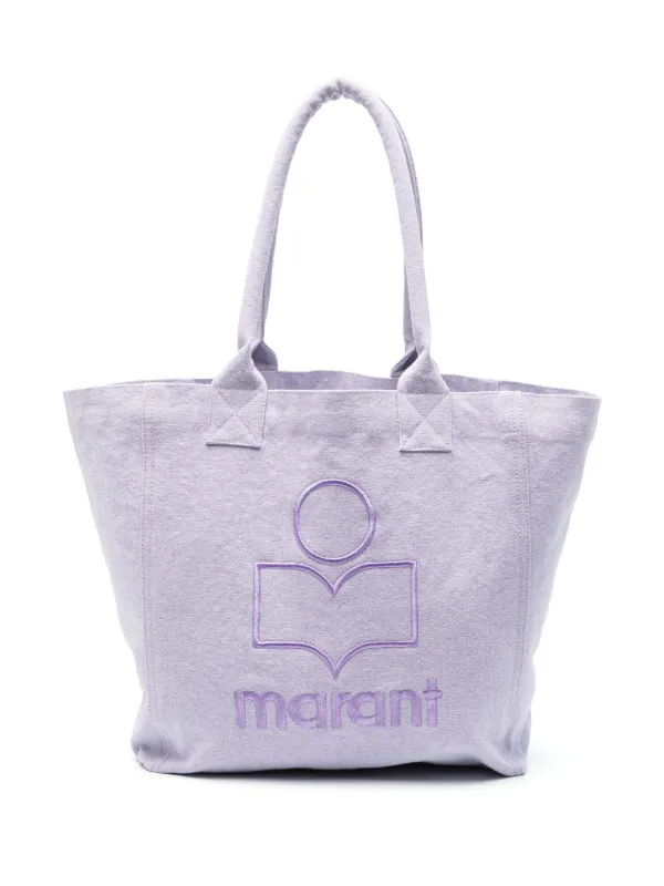 ISABEL MARANT Small Yenky Canvas Tote Bag Purple FARFETCH CA