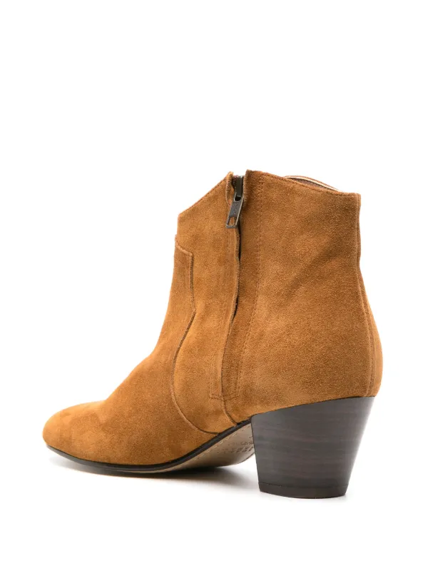 ISABEL MARANT Dicker 55mm Suede Boots Brown FARFETCH CA