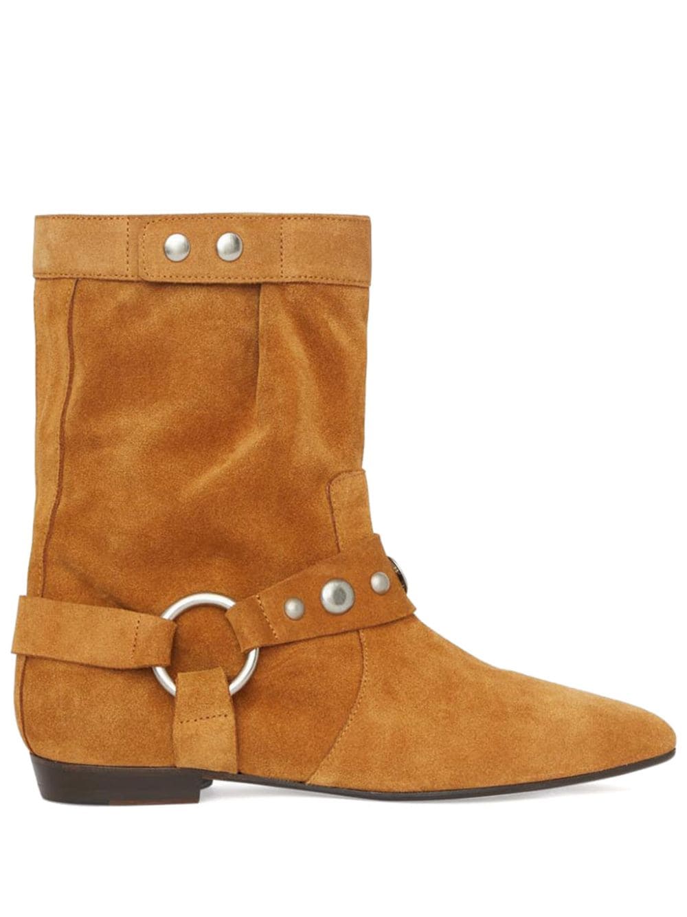 ISABEL MARANT stud-embellished suede boots Brown