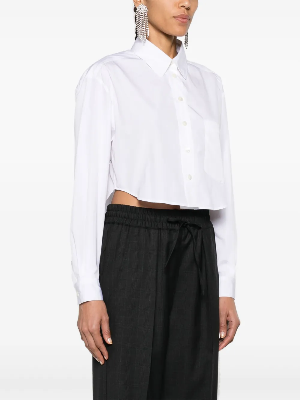 Affordable ISABEL MARANT Fleora cropped poplin shirt Women