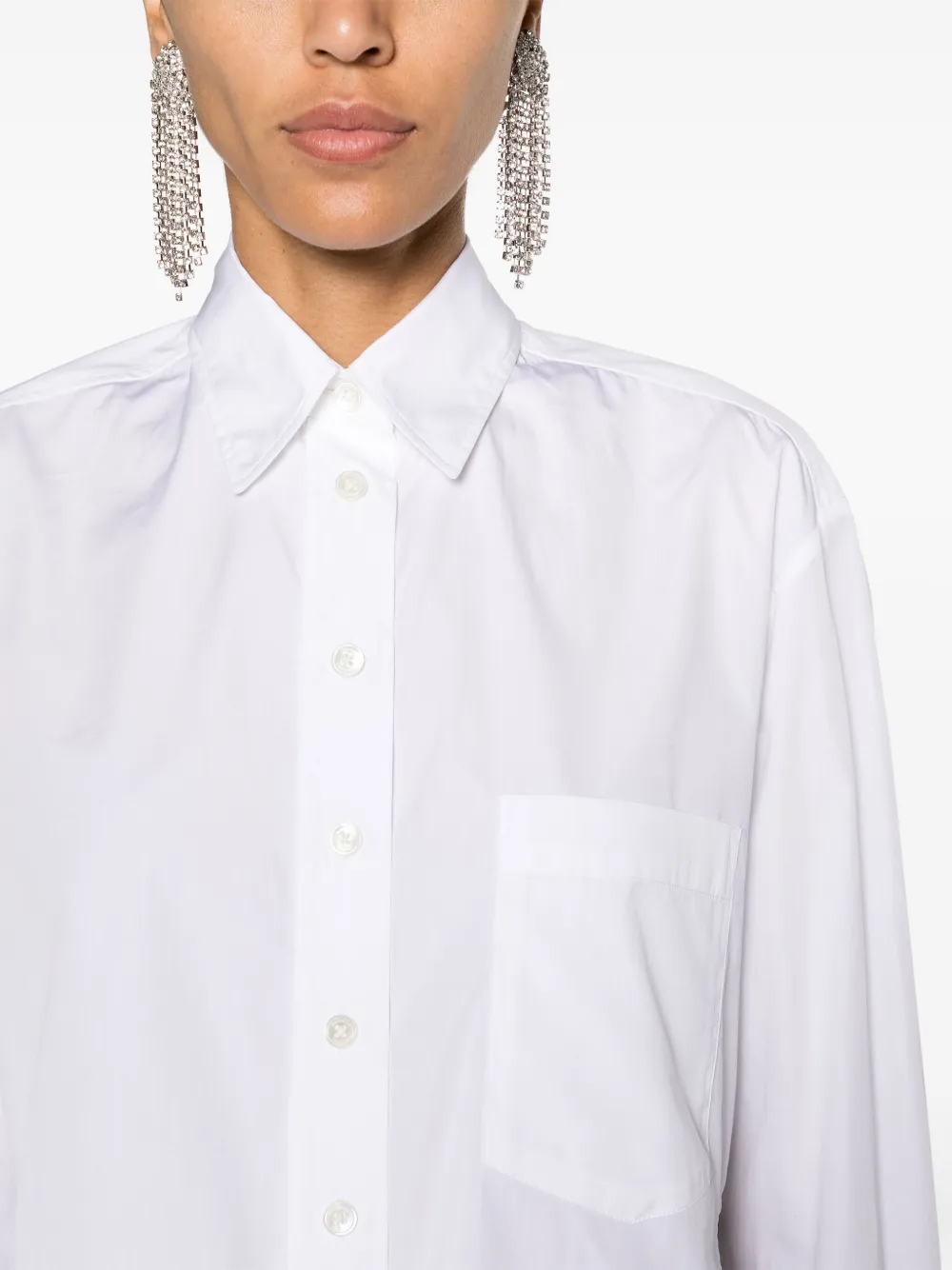 Affordable ISABEL MARANT Fleora cropped poplin shirt Women
