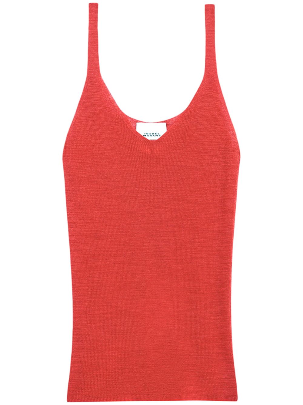 ISABEL MARANT scoop-neck sleeveless top - Red