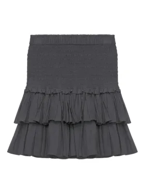 SHUSHU/TONG Pleated A-line Skirt | Grey | FARFETCH